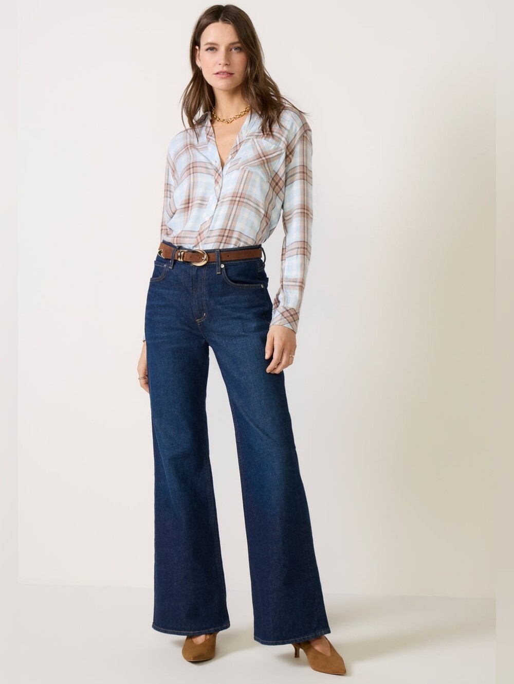 EVEREVE Rails hunterPlaid Button-Down Shirt